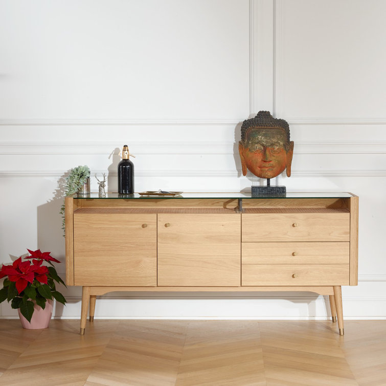 Scandi store oak sideboard